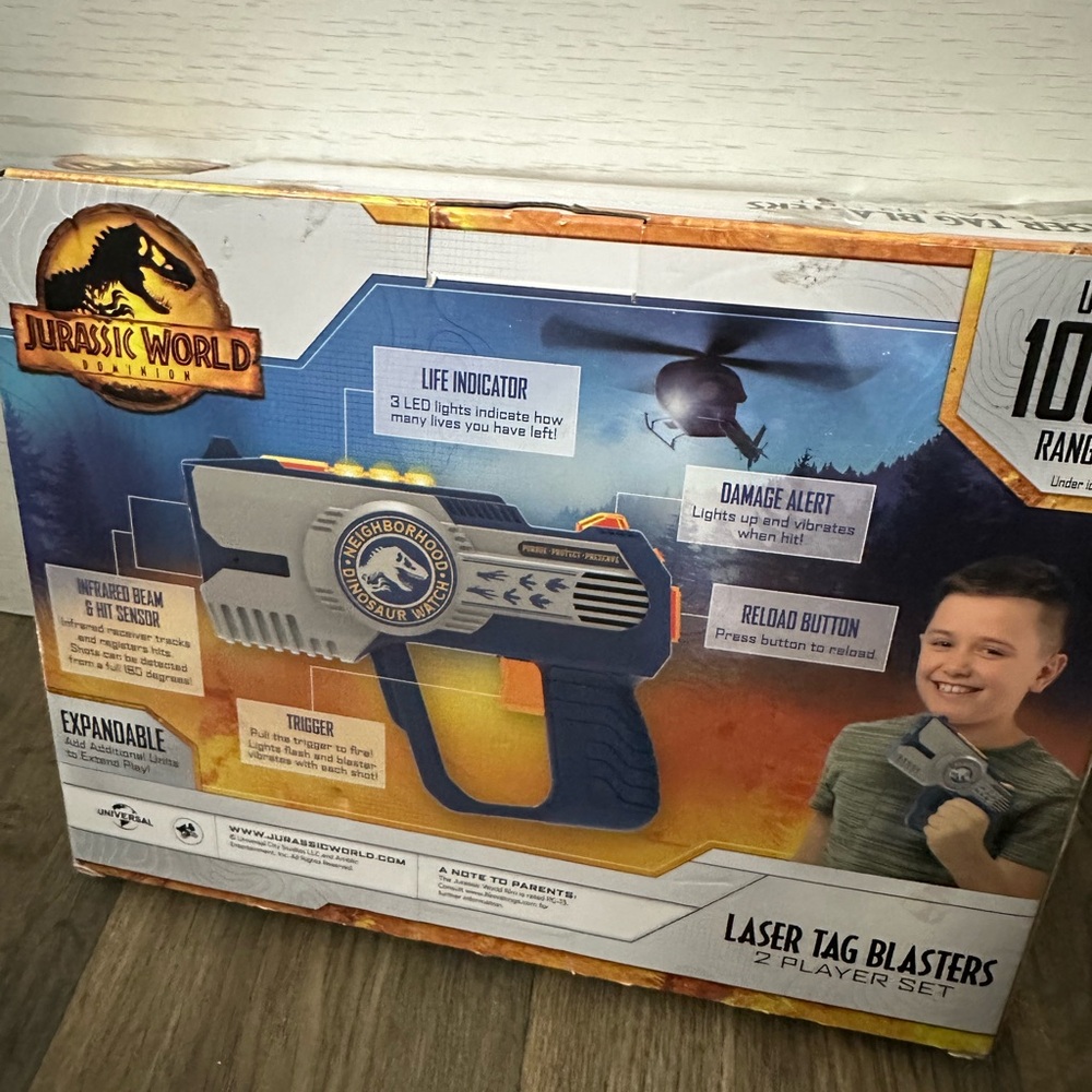 Laser Tag Blasters - Blue and Gray